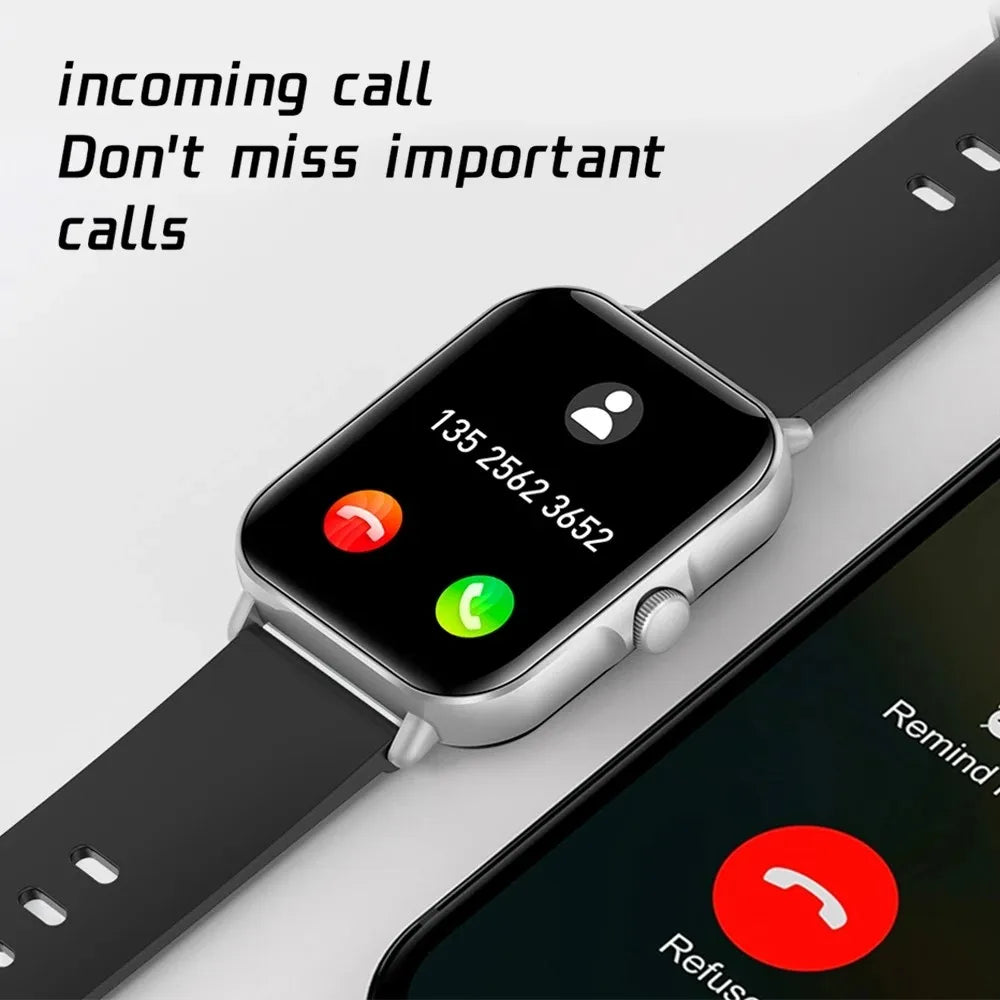 2025 2.01'' Smart Watch Bluetooth Call Play Music Smartwatch Fitness Clock Digital Sport Waterproof Watches for Xiaomi Men Women