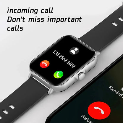 2025 2.01'' Smart Watch Bluetooth Call Play Music Smartwatch Fitness Clock Digital Sport Waterproof Watches for Xiaomi Men Women