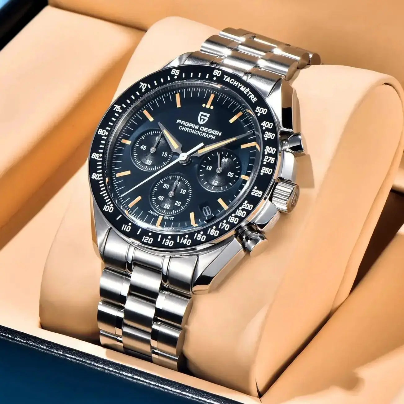 2025 New PAGANI DESIGN Tribute to CK2998 Moon Watch Retro Luxury Quartz Watches For Men Stainless steel Sport Chronograph Man