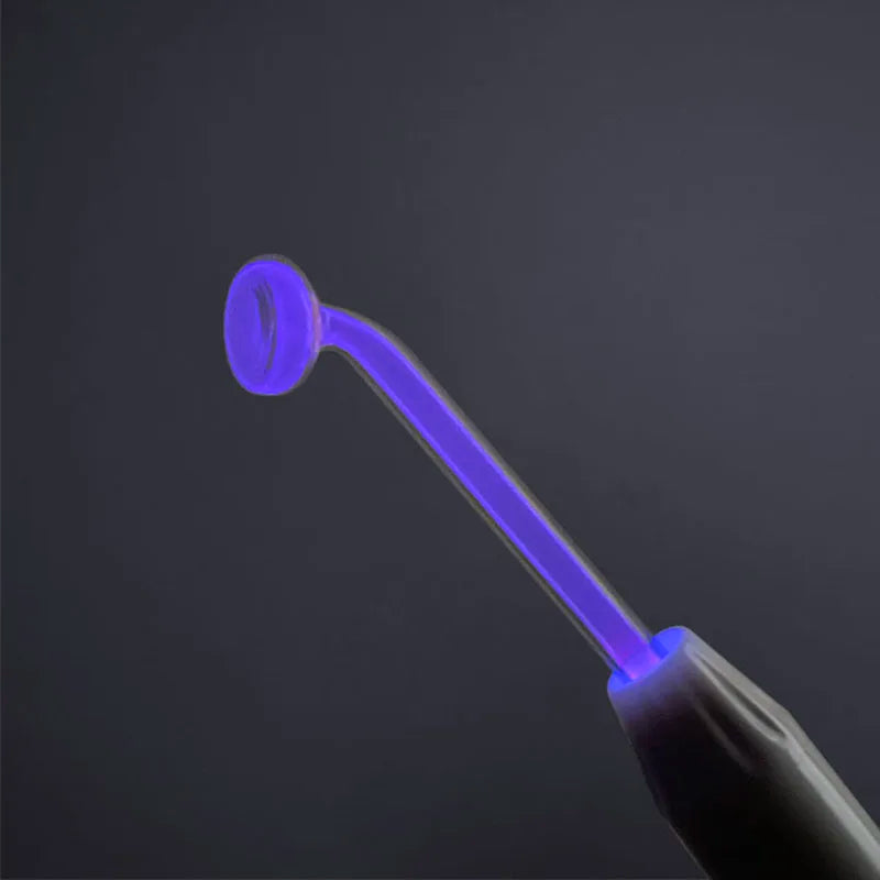 Replace HF Wand Spiral Electrode Glass Tube Argon Violet Ray Neon Acne Skin Care Face Body Massage