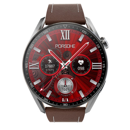 2025 Original Men's smartwatch BT call NFC AI voice assistant Health monitoring Breathing exercises Circular Sports watch