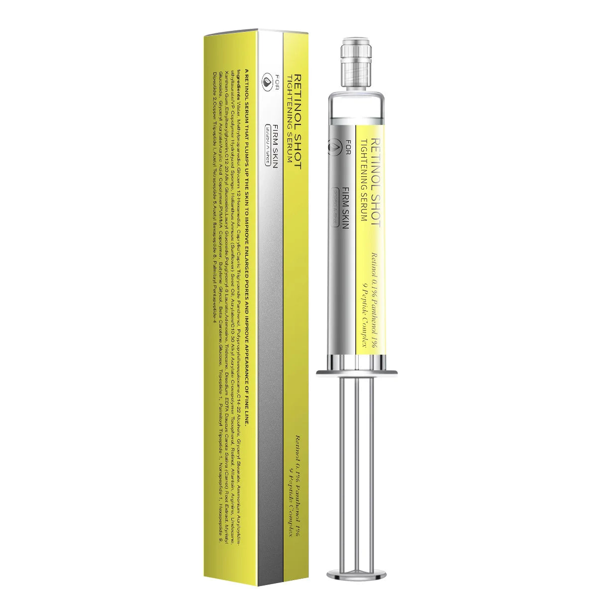 Vita A Retinol Shot Retinol Eye Cream Firms and Moisturizes, Shrinks Pores, and Lightens Dark Circles, Essence Korean Skincare