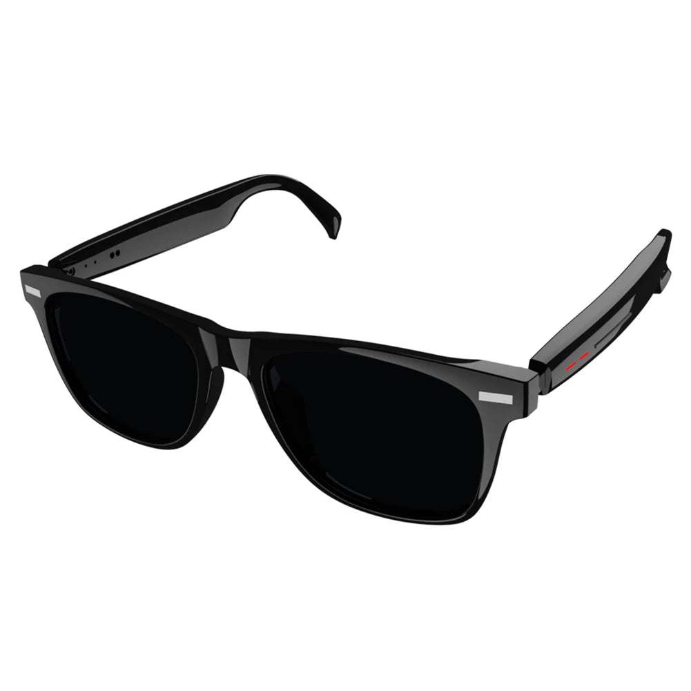 Smart Glasses BT Audio AI Voice Glasses With Camera Open Ear Sound Mic Speakers Remote shooting Wearable Eyeglass
