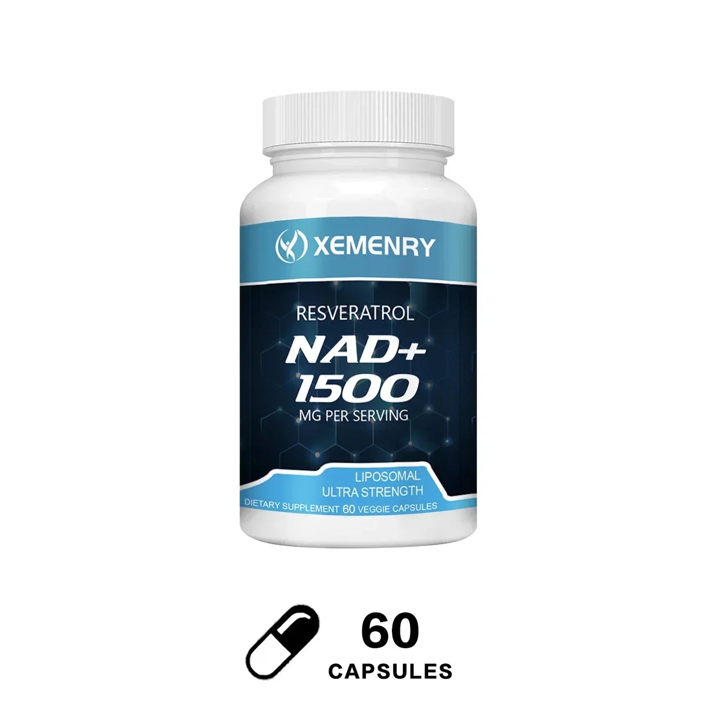 NAD + Resveratrol - Anti aging, Boost Energy, Promotes Cell Repair and Skin Health