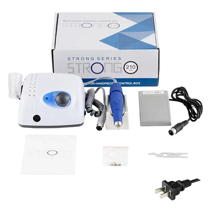 Professional 65W Nail Drill Machine - 40,000 RPM Strong E-file with Advanced Micro Motor, for Salon & Home Nail Art