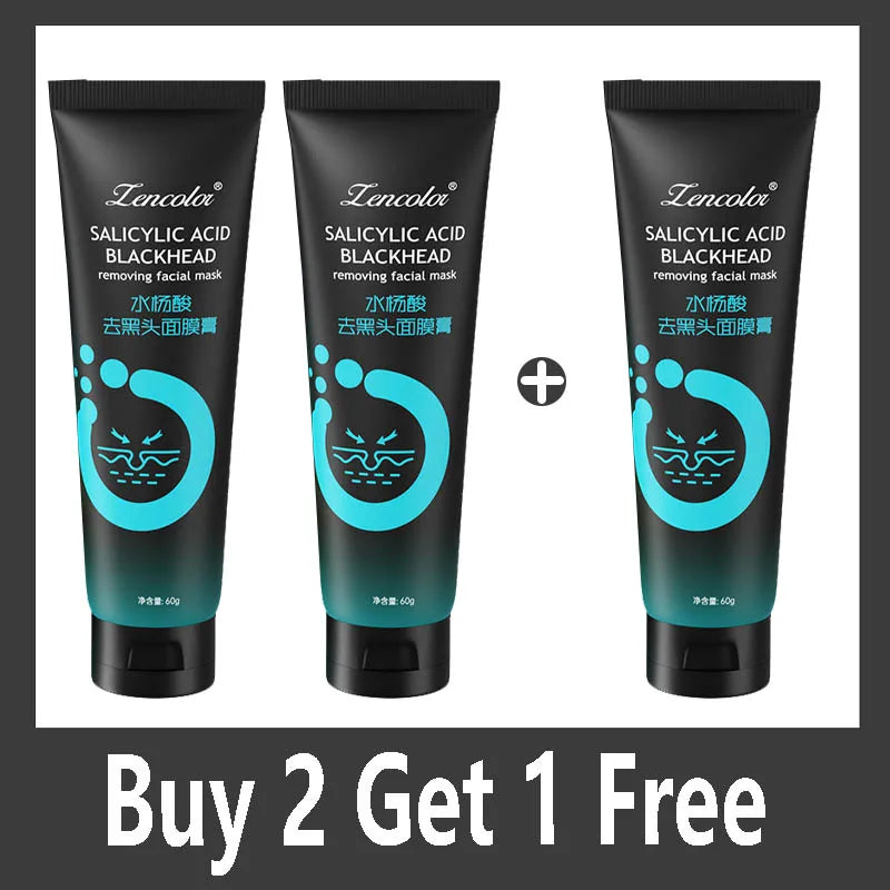 Bamboo Charcoal Fiber Mask Blackhead Removal  Deep Cleansing Cleansing Exfoliating Mask Treatment Black Mask