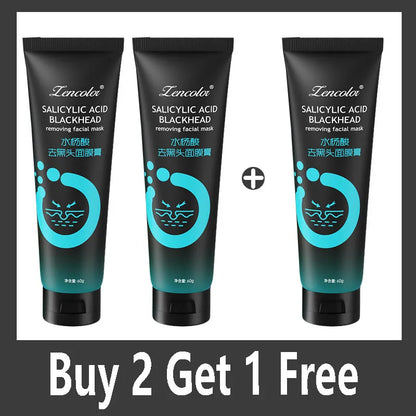 Bamboo Charcoal Fiber Mask Blackhead Removal  Deep Cleansing Cleansing Exfoliating Mask Treatment Black Mask