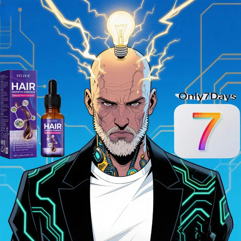 Hair Growth Essential Loss Regrowth Treatment Strengthens Hair Nourishes Scalp Light Weight Non Greasy Improve Scalp Circulation