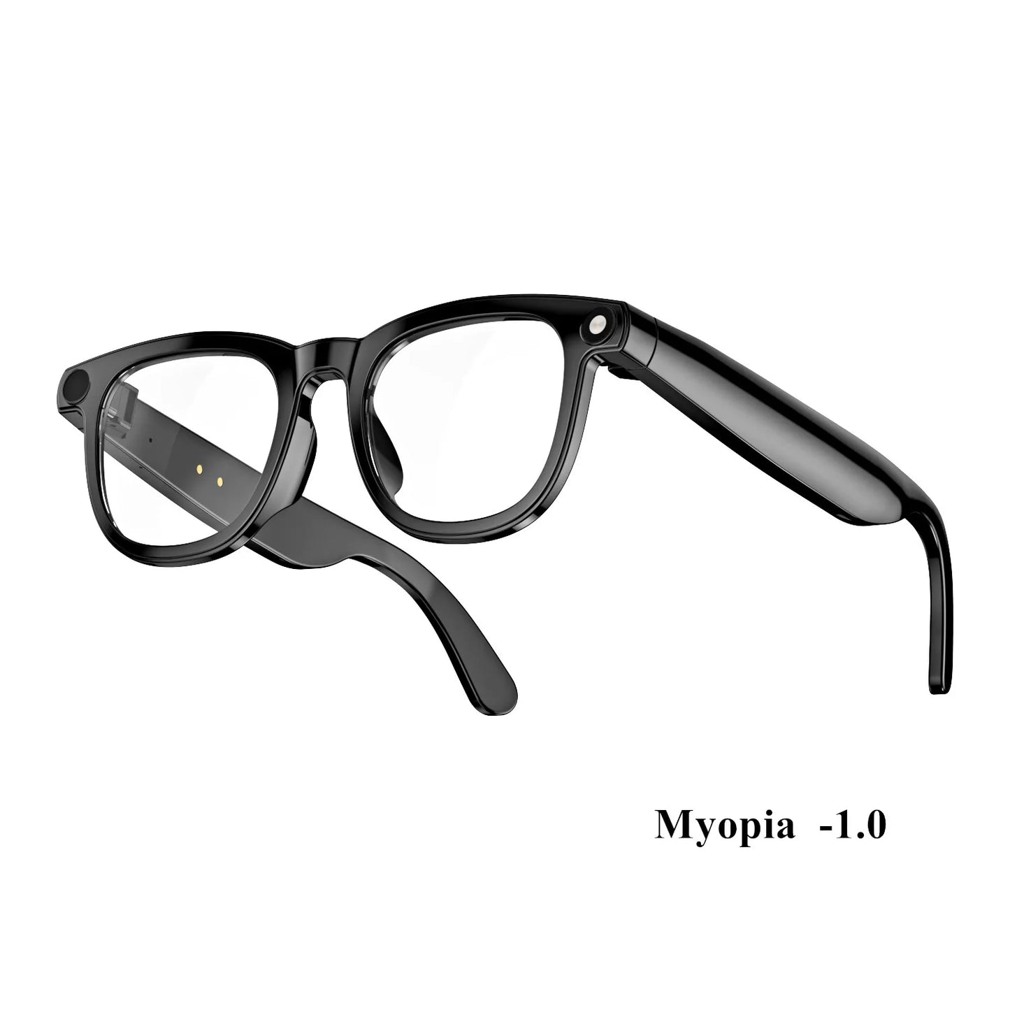 smart glasses prescriptions custom lenses 800W pixel camera Ai Photo Recognition bluetooth call noise cancel smart eyeglasses