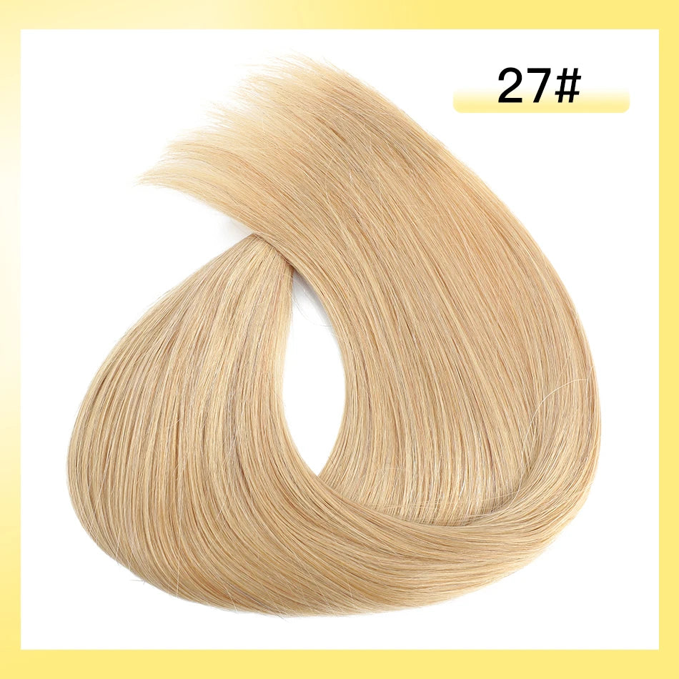 Yelo Highlight Blonde Human Hair Weft Double Weft Hair Bundles Sewing In Hair Weaves Real Human Hair Extension For Salon