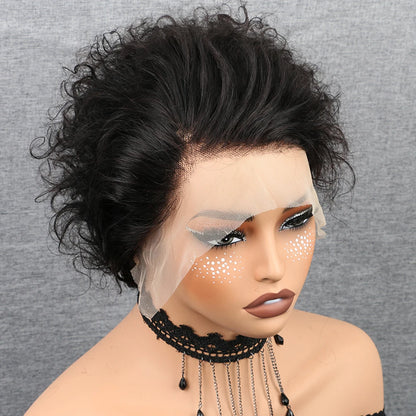Pixie Cut Wig Human Hair Short Curly Lace Front Wigs Human Hair 13X4 Short Curly Bob Human Hair Wigs Short Wigs for Women
