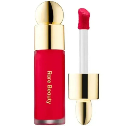 New Fashion ROSE BEAUTY Setting Powder With Mirror Liquid Blush Moisturizing Dual-use Waterproof Lip Glaze Rouge Smooth Makeup