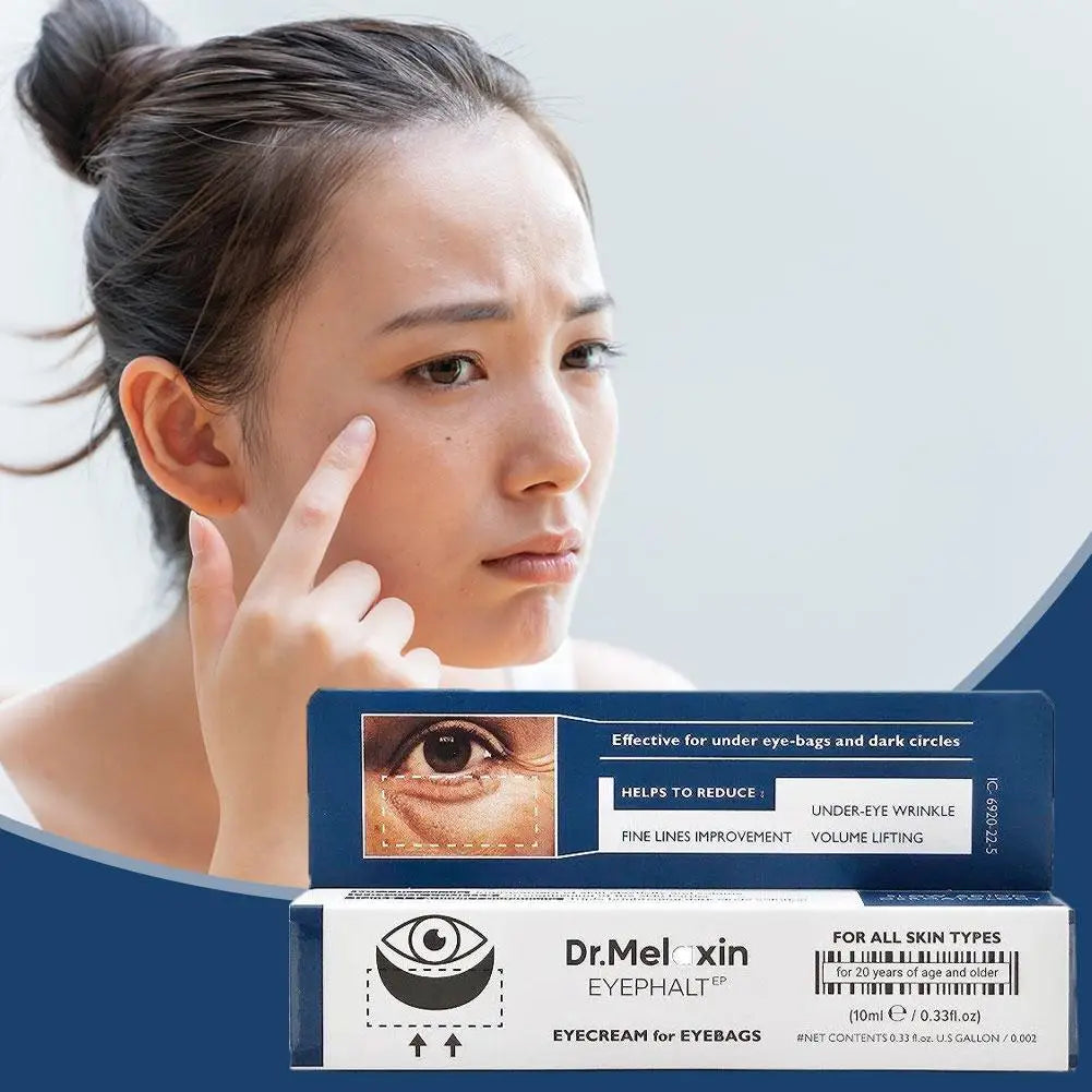 Dr.Melaxin 10ml Retinol Eye Cream Fades Fine Lines Anti Aging Eye Treatment Dark Circles Firming Skin Lifting Tightens Eye Cream