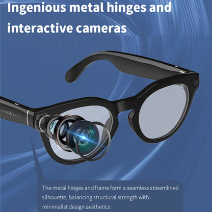 AI Smart Camera Glasses Anti-blue Light Bluetooth Call Voice Assisatant Sunglasses Outdoor Sports Headphone Eyeglasses Men Women