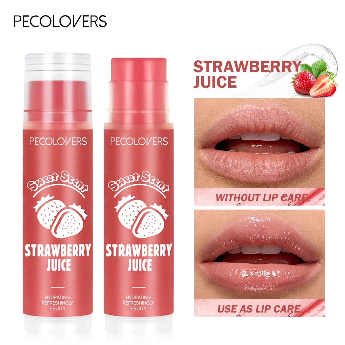 Aloe Vera Moisturizing Lipstick Long Lasting Nouritious Lip Balm Temperature Changing Color lipgloss Lip Makeup Comestics