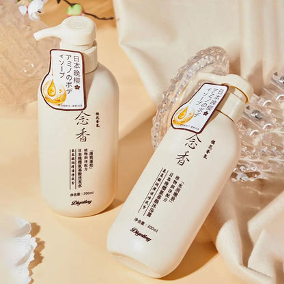 300ml Amino acid fragrant Japanese evening shampoo hair conditioner conditioner and Se hair shampoo bath lotion sham