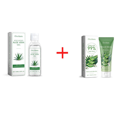 Aloe Vera Gel Pore Shrinking Oil Control Ance Remover Moisturizing Brighten Anti-Aging Facial Essence Beauty Skin Care Products