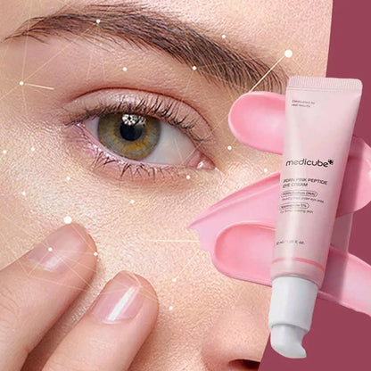 Pink Peptide Eye Cream Retinol Brightening Cream Deeply Repairs Skin Effectively Improves Firmness Fades Fine Lines Eyecare