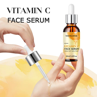 Facial Moisturizing Essence 30ml/50ml-Rich in Vitamin C,Aloe Vera and Hyaluronic Acid, moisturizes, brightens tightens the skin