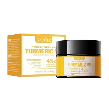 1PC Turmeric Vitamin C Face cream Retinol Moisturizing Firming Hyaluronic Lightening Repairing Smooth Skincare Whitening Creams