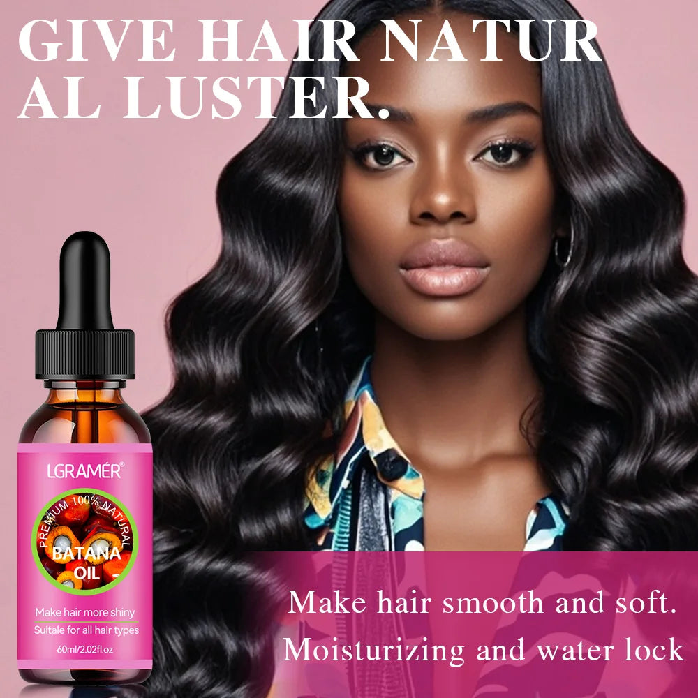 100% Pure Organic Hair Mask Batana Oil Hair Growth Oil Natural Treatment Nourish Reduce Hair Loss Anti-Breakage Hair Products