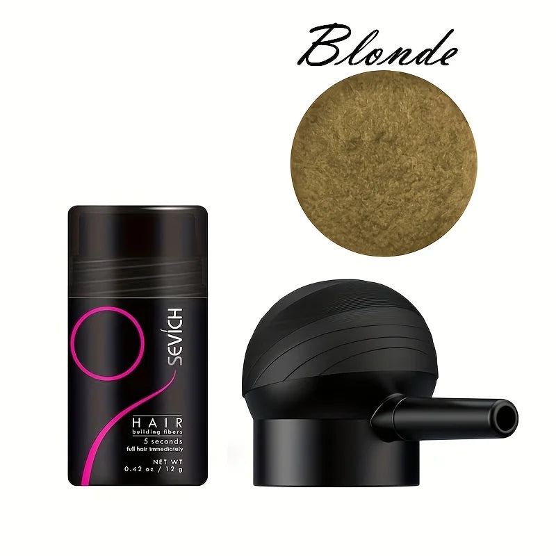 SEVICH Hair Fiber Powder Set 30 Second Rapid Hair Growth Hair Building Fiber Fluffy Hair Powder Hair Styling Product Salon Fiber