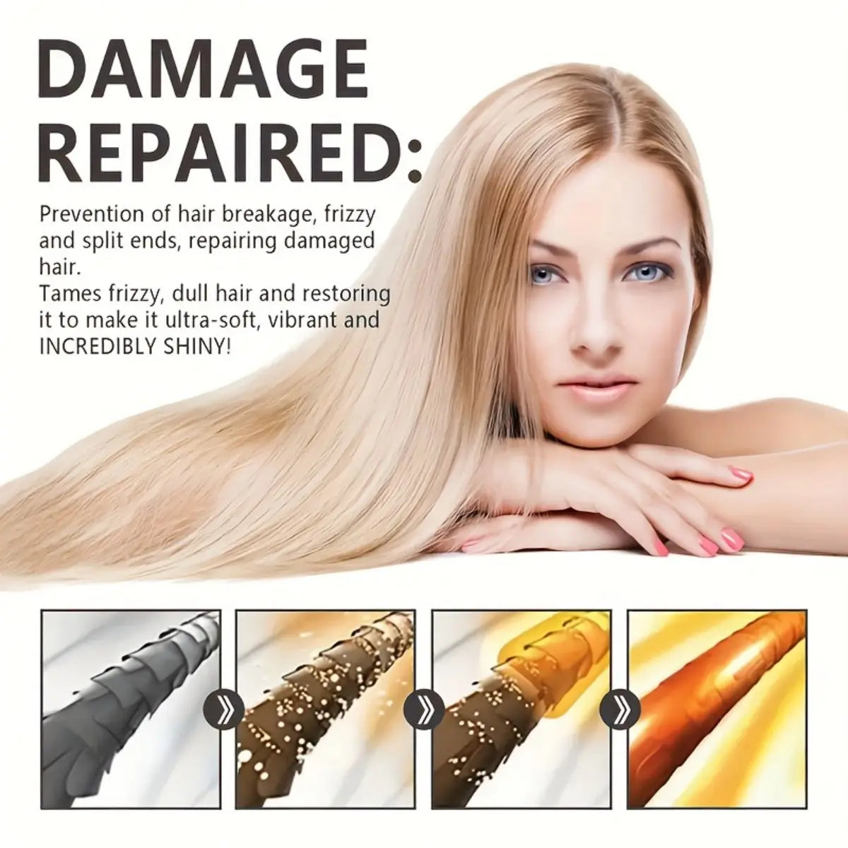 black castor oil hair care essential oil is gentle and non irritating, nourishes the scalp, strengthens hair roots, and makes ha