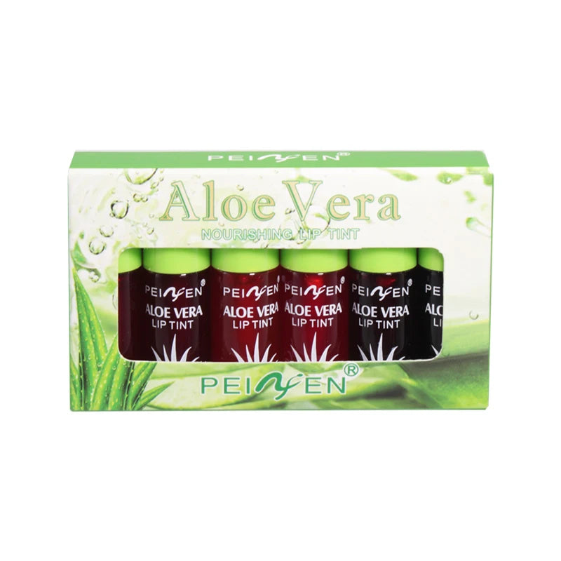 Aloe Vera lipsticks water lip glaze nourishing and moisturizing non-color loss non-stick cup lip gloss lipstick water