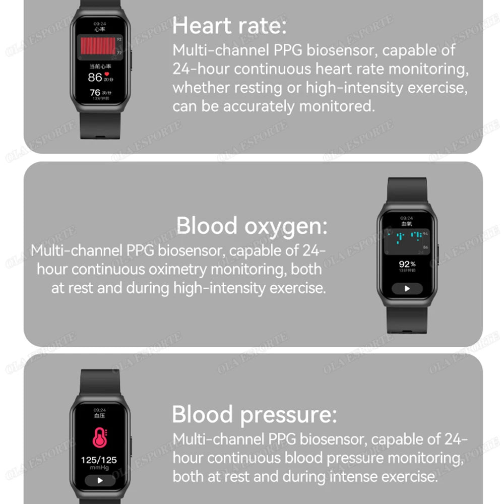 2025 Smart Bracelet Women Sport Smartwatch Men Heart Rate Sleep Monitoring Waterproof Fitness Smart Watch Ladies For Android IOS