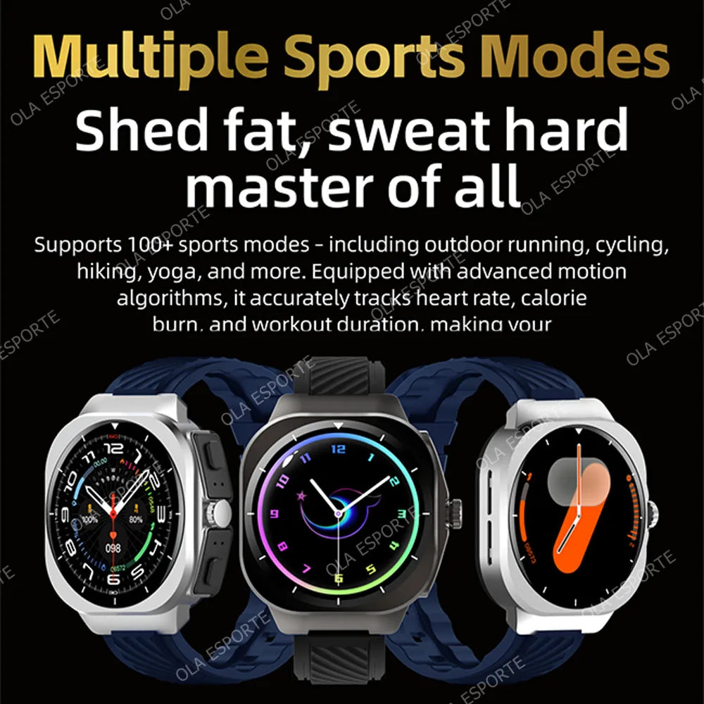 2025 2-in-1 Smart Watch With Earbuds GPS Smartwatch TWS Bluetooth Earphone Heart Rate Blood Pressure Monitor Sport Fitness Watch