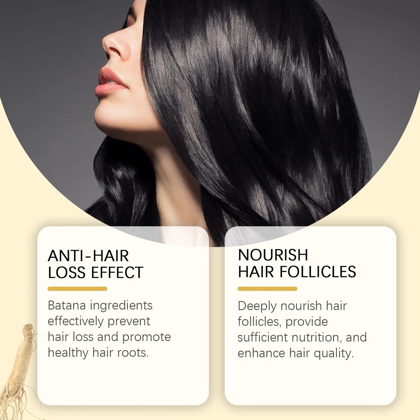 Batana Hair Oil Rosemary Hair Growth Scalp Care Oil Nourishes Hair Conditioning Follicle Strengthens Roots Anti Loss Repair Dry