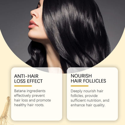 Batana Hair Oil Rosemary Hair Growth Scalp Care Oil Nourishes Hair Conditioning Follicle Strengthens Roots Anti Loss Repair Dry