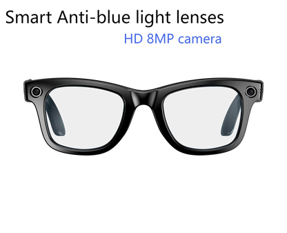 New Camera Glasses 800w Pixel 4K UHD Camera Recording Noise Reduction Ai Recognition Translation Anti Blue Light Smart Glasses