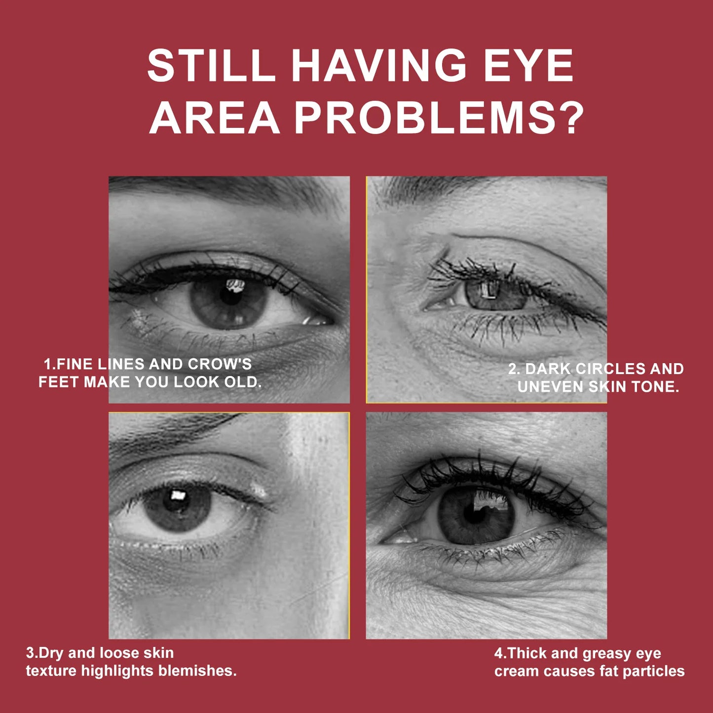 30ML Retinol Eye Cream Reduces Fine Lines And Dark Circles Brightens Skin Around Eyes Deeply Moisturizes Firming Eye Cream