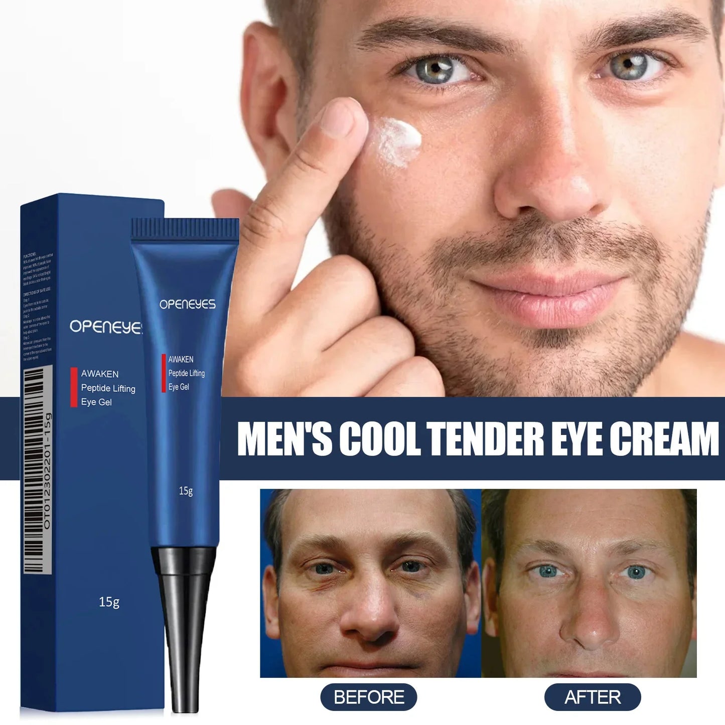 Men Retinol Eye Bags Remover Cream
