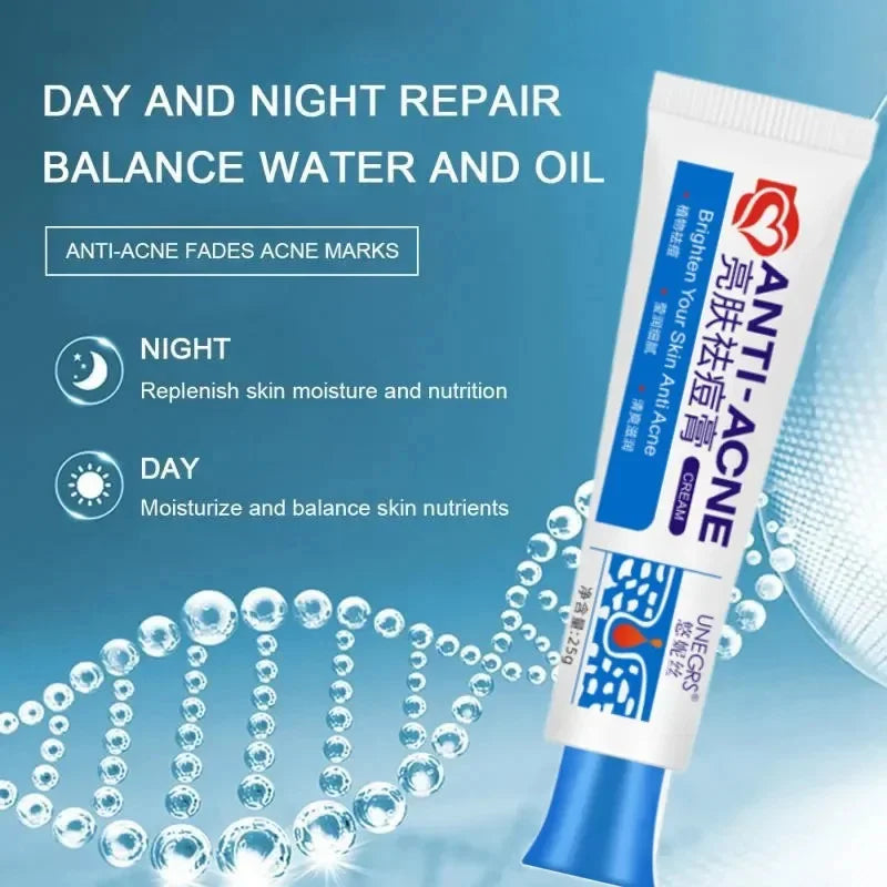 Herbal Acne Removal Face Cream Clears Pimple Scar Black Dots Gel Acne Treatment Shrink Pore Skin Whitening Lightening Ointment