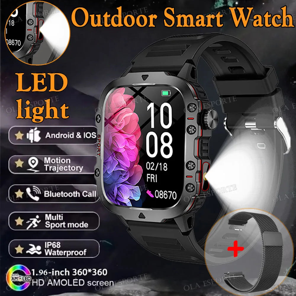 New Men Smart Watch 100+Sports Modes Waterproof Health Smartwatch Fitness Clock Running Pedometer Bluetooth Call Message Preview