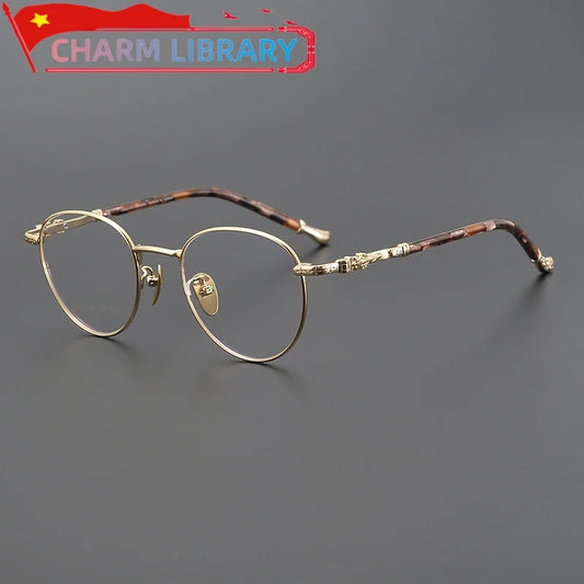 Eyeglass Frame For Men Titanium Acetate Designer Luxury Brand Women Myopia Reading Titanium Eyeglasses Prescription Eyewear