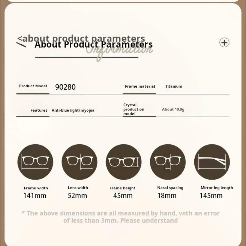 Lzabella Women's Fashion Cat Eye Style Titanium Frame Glasses Brand New Glasses Anti-Blue Light Computer Eyeglasses 90280