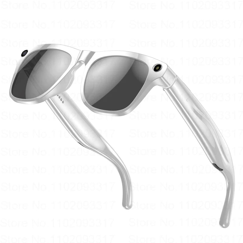 AI Translation Smart Glasses For Men Women 100W Camera Bluetooth Call Playing Music Identify Pictures ChatGPT For Travel Meeting