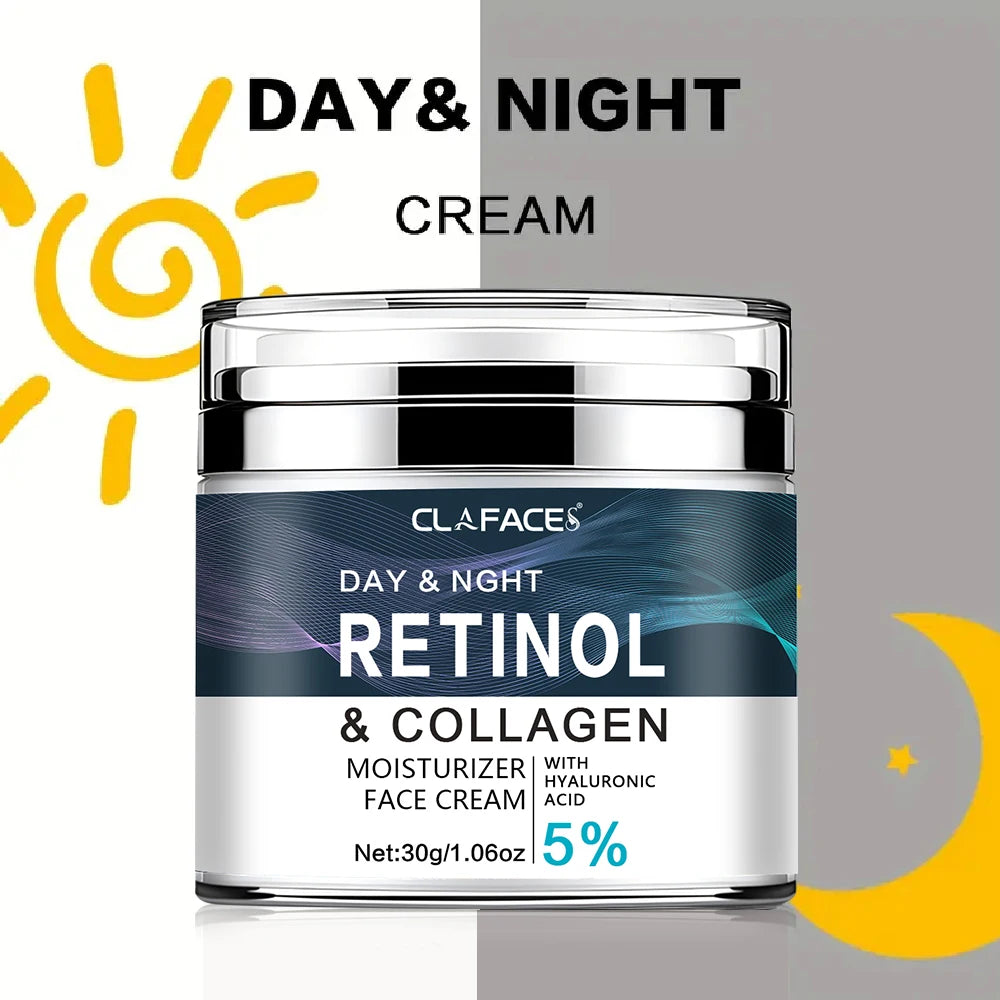 Retinol Face Moisturizer Moisturizing Cream Fade Fine Lines Shrink Pores Younger Brightening Whitening Smooth Firming Cosmetic