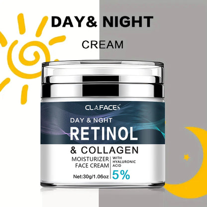 Retinol Face Moisturizer Moisturizing Cream Fade Fine Lines Shrink Pores Younger Brightening Whitening Smooth Firming Cosmetic