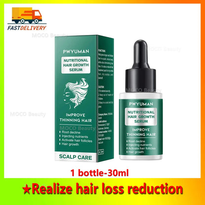 Hair Growth Essential Oil Prevent Baldness Regrowth Strengthening Oil Nourishing Treatment for Split Ends Dry Organics Hair Care