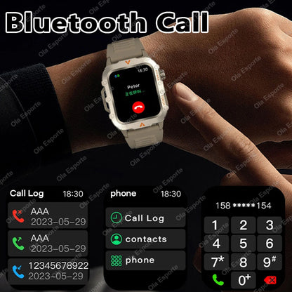 New Original Men Smart Watch Bluetooth Call Fitness Clock 3ATM IP68 Swim Waterproof Sports Smartwatch Women for Android IOS 2025
