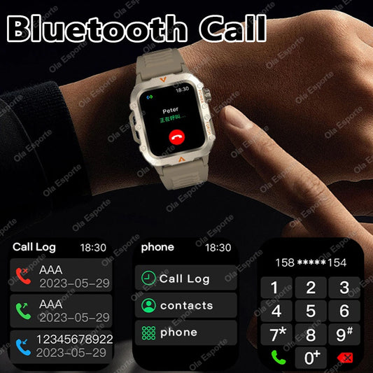 New Original Men Smart Watch Bluetooth Call Fitness Clock 3ATM IP68 Swim Waterproof Sports Smartwatch Women for Android IOS 2025