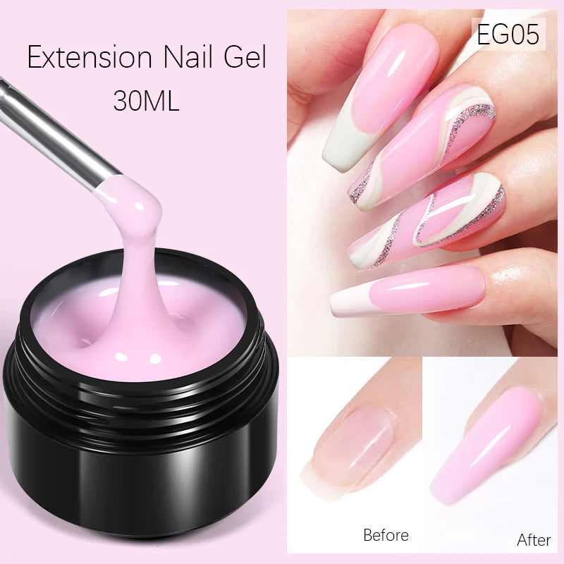 Born Pretty 15ml Aurora 3D Shaping Non Stick Hand Nail Extension Gel Soak Off UV LED For Nail Building Manicure Construction Gel
