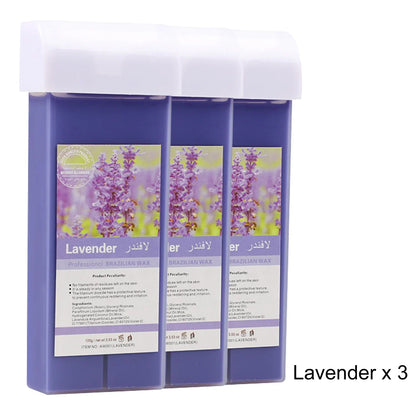 Painless Roll-On Wax Depilatory Honey & Aloe Vera Wax Cartridge for Bikini And Body Hair Removal Compatible with Wax Warmers