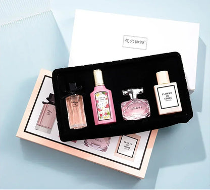 Floral Scent Gift Box 110ml Four Piece Set Women Духи Fragrance Perfume Balminess Pheromone Eau De Parfum Floral Scent Toilette
