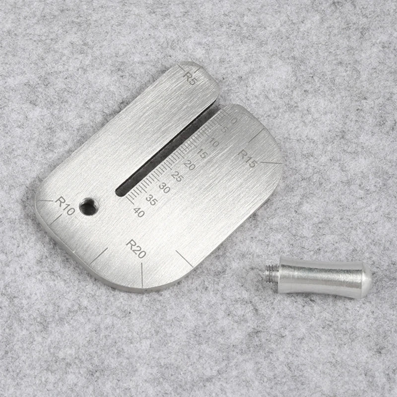 Stainless Steel Punching Ruler Cutting Distance Ruler Auxiliary Stencil Template Manual Leather Hitting Distance Ruler