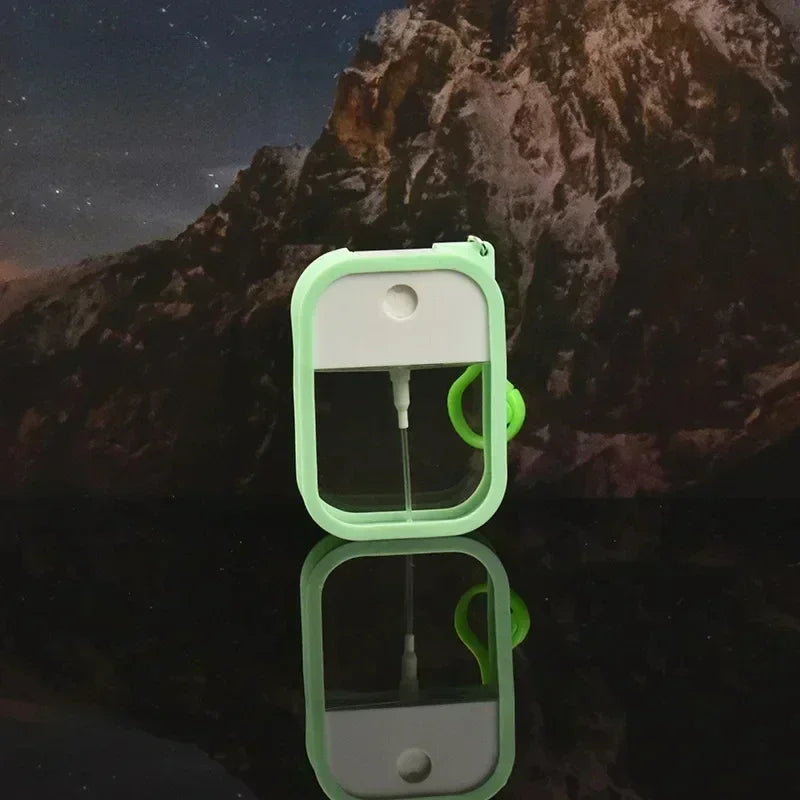 CNKESS 38ml Spray Small Sanitizing Spray Scented Vegan Hand Sanitizer  with Keychain Perfume Alcohol Water Spray Bottle Travel